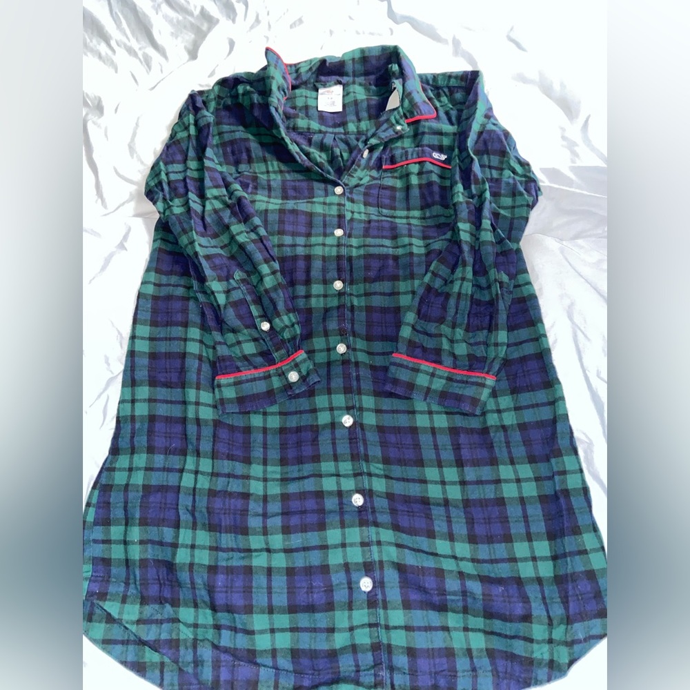 Black watch Tartan Vineyard Vines Sleep Shirt